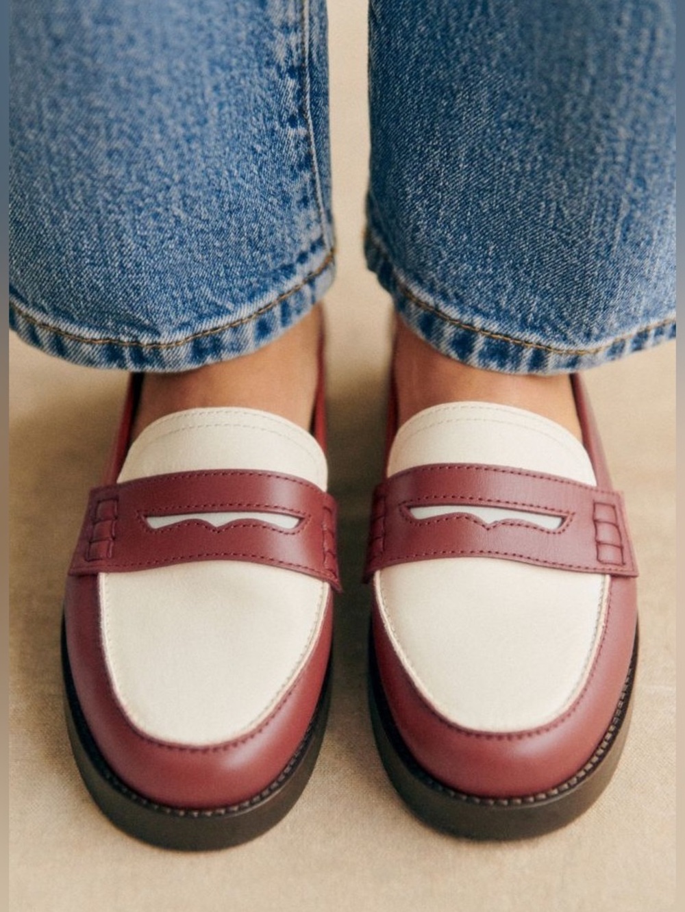 Sézane Andrea Loafers in Terracotta FR 39 / US 8 - Picture 6 of 10